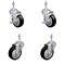 Service Caster 4 Inch SS Black Polyurethane Swivel 3/8 Inch Threaded Stem Caster Brakes, 2PK SSTS20S414-PPUB-BLK-TLB-381615-2-S-2 - alternate 4